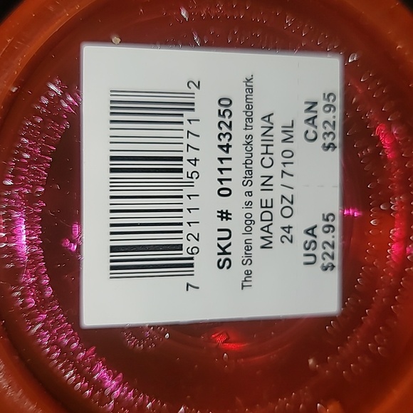 Starbucks Iridescent Magenta Bling Cup Tumbler Venti 24oz - Picture 5 of 8